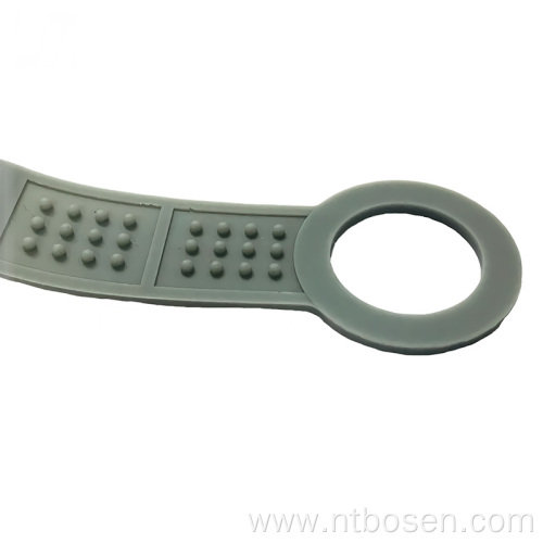 Non-slip and windproof silicone rubber metal hanger